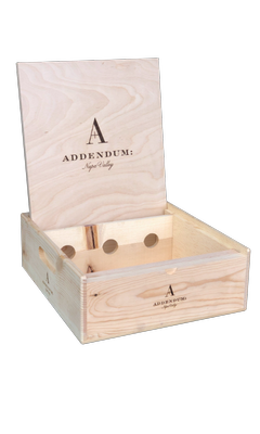 Wood 3 Bottle Box- Addendum