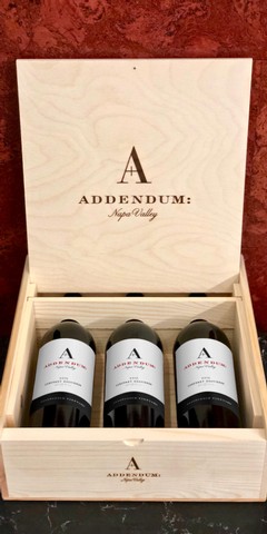 2015 Addendum Stagecoach Vineyard Cabernet 3-Bottle Wood Box Set