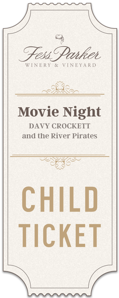 2019 Movie Night at Fess Parker Winery- Child Ticket