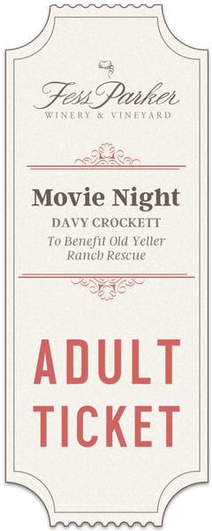 2017 Movie Night - Adult Ticket