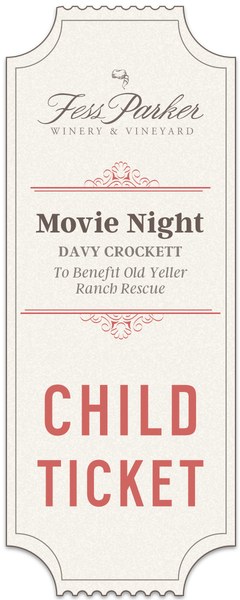 2017 Movie Night - Child Ticket