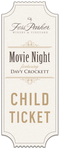Movie Night - Child (12 & under) Ticket