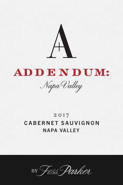 Label for Napa Valley Cabernet Sauvignon