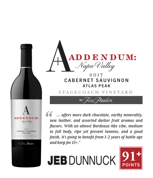 1-Up Shelftalker for Stagecoach Vineyard Cabernet Sauvignon