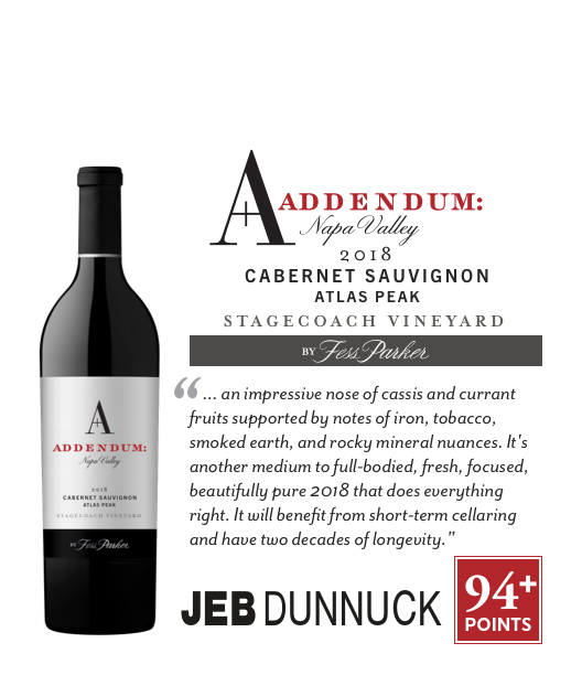 1-Up Shelftalker for Stagecoach Vineyard Cabernet Sauvignon