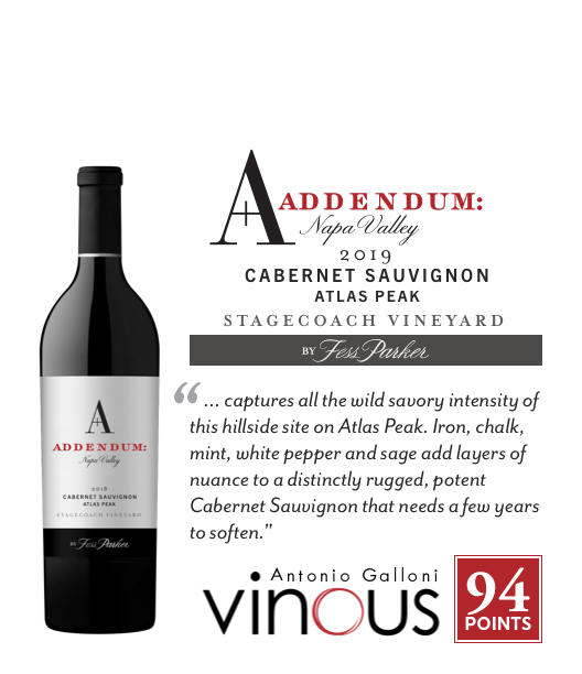 1-Up Shelftalker for Stagecoach Vineyard Cabernet Sauvignon