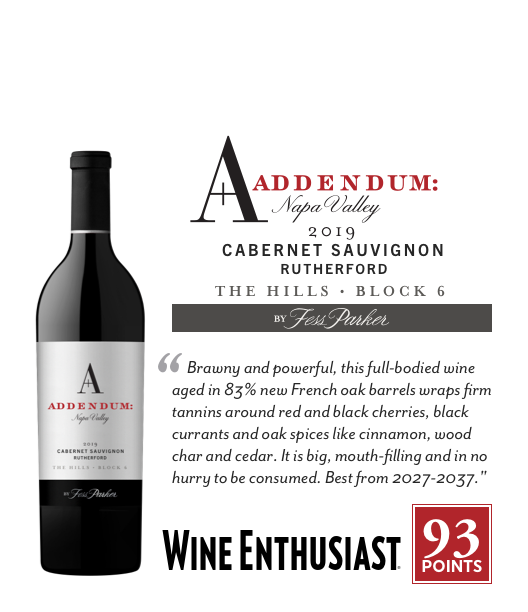1-Up Shelftalker for The Hills Block 6 Cabernet Sauvignon