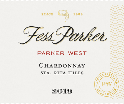 Label for Parker West Chardonnay