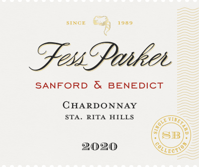 Label for Sanford & Benedict Chardonnay