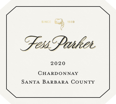 Label for Santa Barbara County Chardonnay
