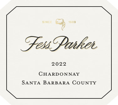 Label for Santa Barbara County Chardonnay