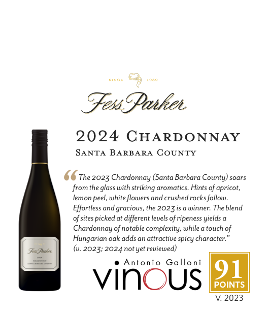 1-Up Shelftalker for Santa Barbara County Chardonnay