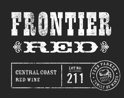 Label for Frontier Red