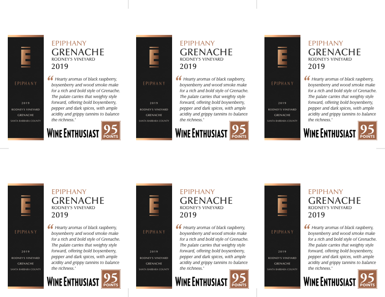 6-Up Shelftalker for Grenache