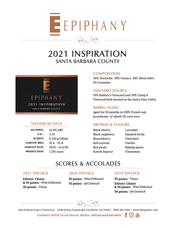 Product Sheet for Inspiration Red