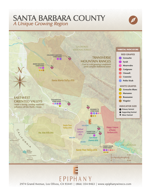 Santa Barbara County Map