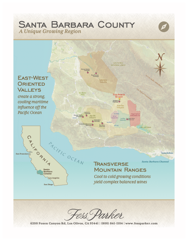 Santa Barbara County Map