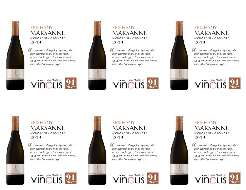 6-Up Shelftalker for Marsanne