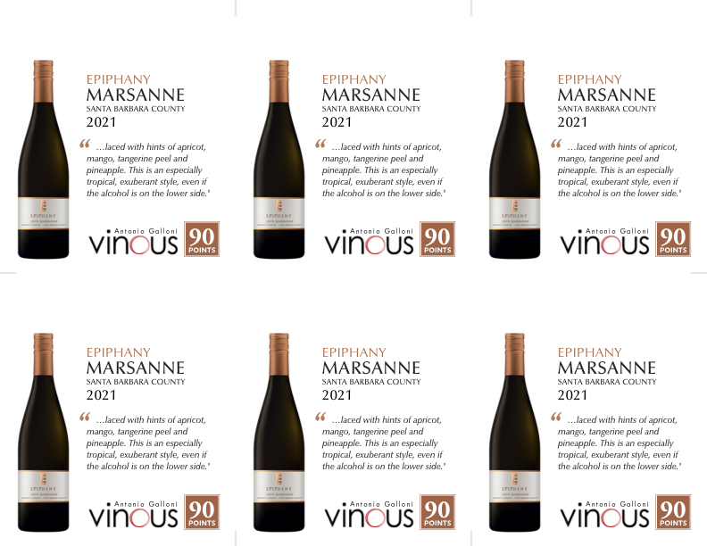 6-Up Shelftalker for Marsanne