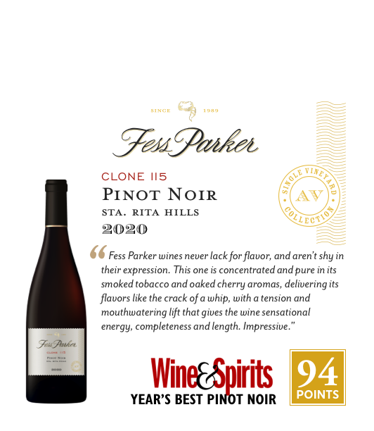 1-Up Shelftalker for Clone 115 Pinot Noir