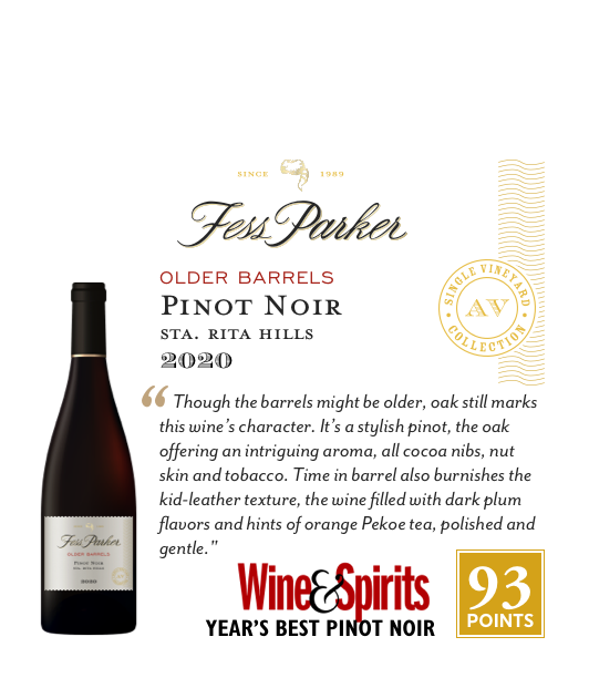1-Up Shelftalker for Older Barrels Pinot Noir