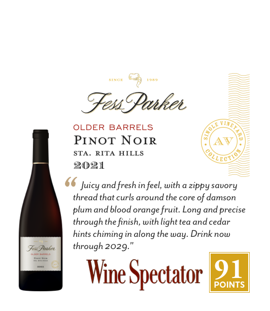 1-Up Shelftalker for Older Barrels Pinot Noir