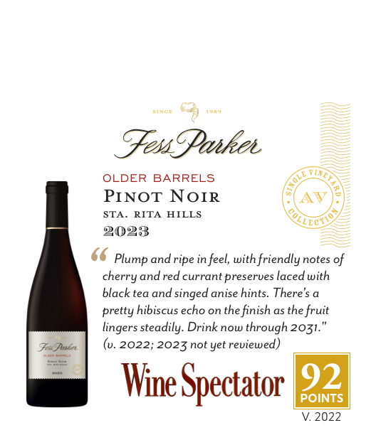 1-Up Shelftalker for Older Barrels Pinot Noir