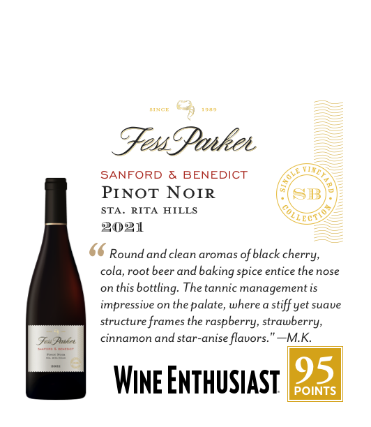 1-Up Shelftalker for Sanford & Benedict Vineyard Pinot Noir
