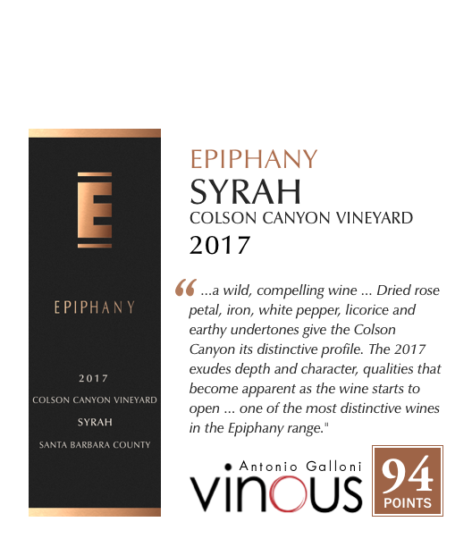 1-Up Shelftalker for Colson Canyon Vineyard Syrah