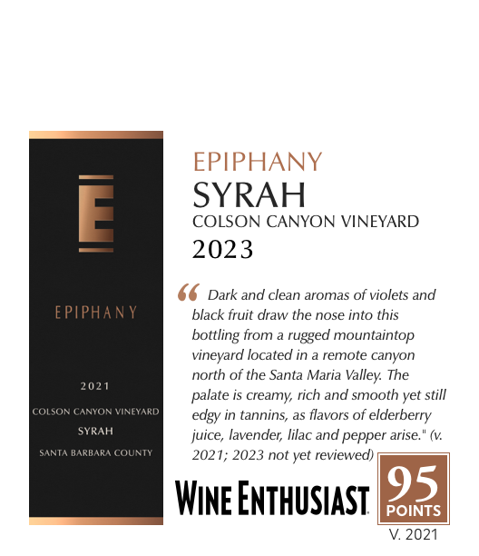 1-Up Shelftalker for Colson Canyon Vineyard Syrah