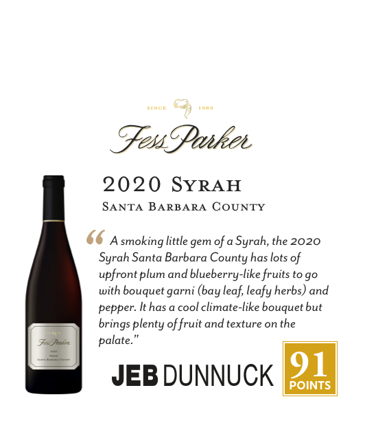 1-Up Shelftalker for Santa Barbara County Syrah