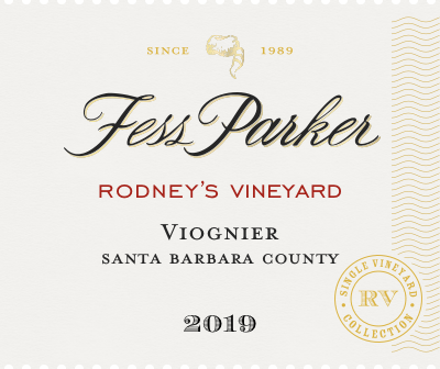 Label for Rodney's Vineyard Viognier